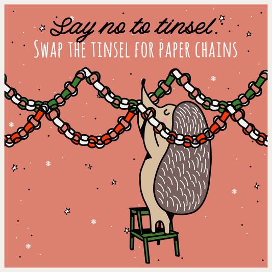 Mindful Mintie Says 'Swap the Tinsel for Paper Chains'