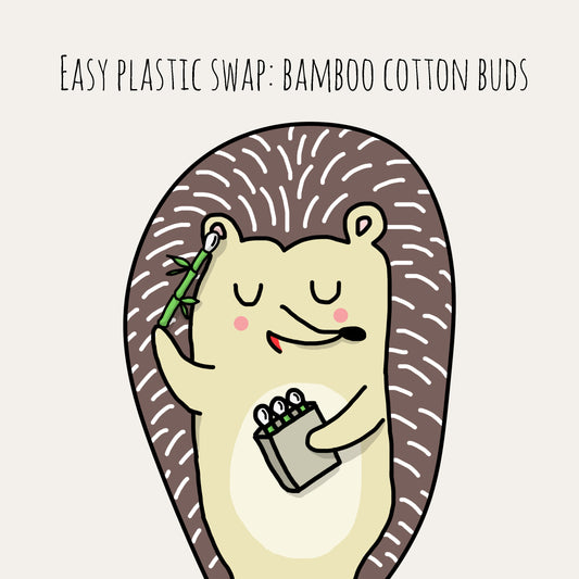 Mindful Mintie says " Swap your cotton bud for a bamboo bud.."