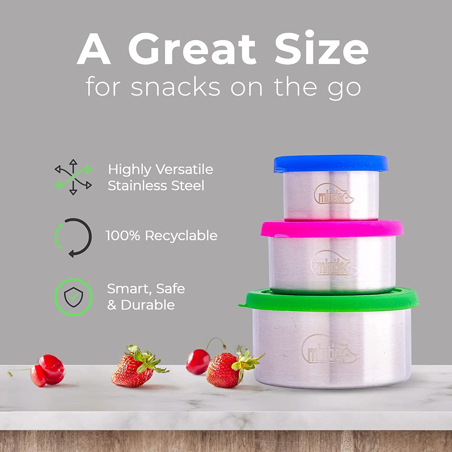 Midi 3 x Snack Pot Set