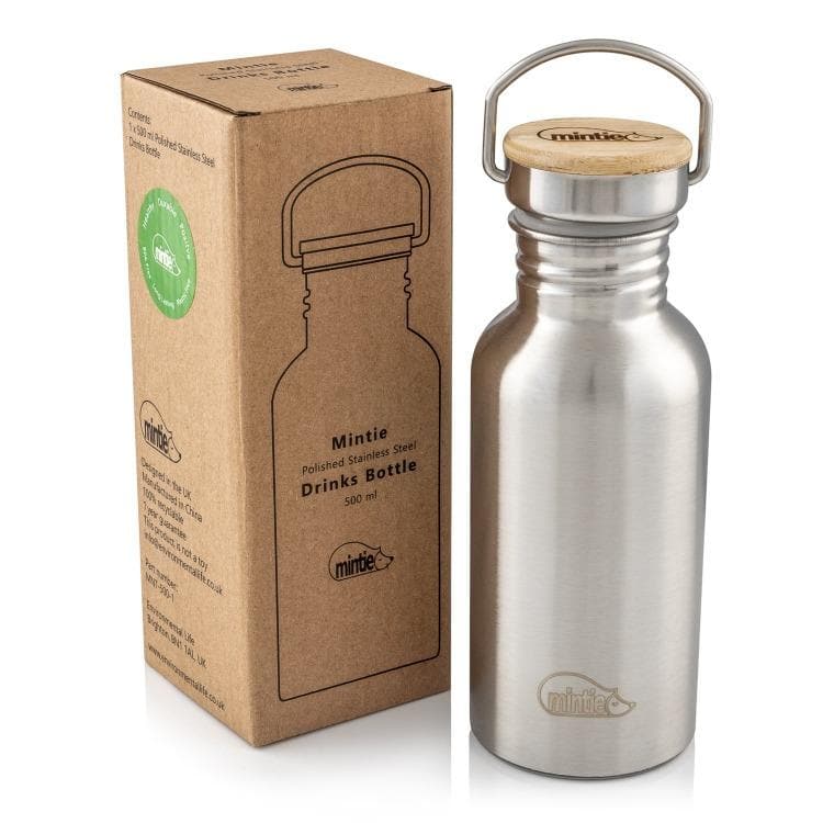 Mintie 500ml Stainless Steel Water Bottle - environmental life