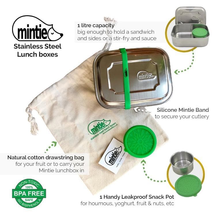 Mintie Duo Stainless Steel Lunch Box Set - environmental life